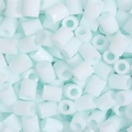 Pile of light blue cylindrical fuse beads for DIY crafts and handmade pixel art - 5g/Pack (Approx. 500 Pcs) / Mint Blue (C14)