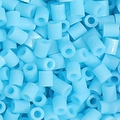 Light blue 5g fuse beads for DIY crafts, cylindrical plastic beads in a bulk stack - 5g/Pack (Approx. 500 Pcs) / Light Blue (C17)