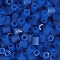 Deep blue cylindrical plastic fuse beads for DIY crafts and handmade pixel art - 5g/Pack (Approx. 500 Pcs) / Deep Blue (D03)