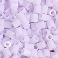 Close-up of light purple cylindrical fuse beads for DIY handmade jewelry and craft projects - 5g/Pack (Approx. 500 Pcs) / Light Purple (D08)