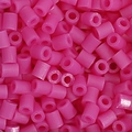 5g bulk bright pink fuse beads in cylindrical shape for DIY handmade art crafts - 5g/Pack (Approx. 500 Pcs) / Bright Pink (D13)
