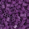 Deep purple cylindrical fuse beads for DIY crafts made of durable plastic material - 5g/Pack (Approx. 500 Pcs) / Dark Purple (D14)