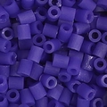 Deep purple cylindrical fuse beads for DIY crafts and handmade pixel art creations - 5g/Pack (Approx. 500 Pcs) / Dark Purple (D15)