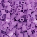 Bulk 5g pack of purple cylindrical fuse beads for DIY handmade jewelry and craft projects - 5g/Pack (Approx. 500 Pcs) / Purple (D20)
