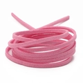 Plat roze imitatiesuède koord voor het maken van DIY armbanden en kettingen sieraden - Felroze