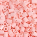 DIY fuse beads for crafts in light pink color cylindrical plastic shape for handmade art - 5g/Pack (Approx. 500 Pcs) / Pale Pink (E01)