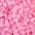 5g pink fuse beads refill pack, hollow cylindrical plastic beads for DIY craft projects - 5g/Pack (Approx. 500 Pcs) / Pink (E03)