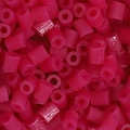 Deep pink translucent cylindrical 5g DIY fuse beads for creative handicraft making - 5g/Pack (Approx. 500 Pcs) / Rose Red (E07)