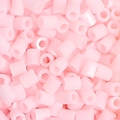 Bulk 5g pack of light pink hollow cylindrical plastic beads for DIY craft projects - 5g/Pack (Approx. 500 Pcs) / Light Pink (E08)