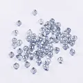 Lichtblauwe gefacetteerde druppelvormige kristallen kralen voor DIY sieraden maken - 9x8mm, Opening ca. 1mm, 10 stuks/verpakking / #06 Kristalblauw