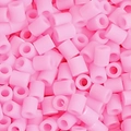 5g bulk pack of bright pink cylindrical fuse beads for DIY crafts and handmade art - 5g/Pack (Approx. 500 Pcs) / Pink (E12)