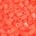 Neon orange fuse beads for DIY crafts with cylindrical plastic material design - 5g/Pack (Approx. 500 Pcs) / Neon Orange (F02)