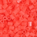 Vibrant coral red fuse beads for DIY crafts in a bulk cylinder-shaped refill pack - 5g/Pack (Approx. 500 Pcs) / Coral Red (F03)