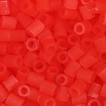 Vibrant red 5g fuse beads for DIY crafts, cylindrical plastic beads with inner hole - 5g/Pack (Approx. 500 Pcs) / Red (F04)