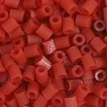 Red cylindrical plastic beads for DIY craft projects and creative handmaking - 5g/Pack (Approx. 500 Pcs) / Dark Red (F06)