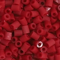 5g bulk dark red cylinder fuse beads for DIY crafts and jewelry making accessories - 5g/Pack (Approx. 500 Pcs) / Wine Red (F07)