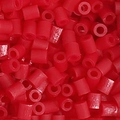Vibrant red cylinder perler beads for DIY crafts and handmade accessories projects - 5g/Pack (Approx. 500 Pcs) / Bright Red (F08)