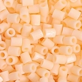 Pale orange hollow cylindrical plastic fuse beads for DIY crafts and handmade pixel art - 5g/Pack (Approx. 500 Pcs) / Light Orange (G01)