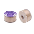 Japanese waxed nylon bead cord in champagne gold finish, 50 yards spool for DIY jewelry - #04 / Nude