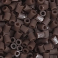 5g pack of brown cylindrical plastic fuse beads for DIY handmade craft accessories - 5g/Pack (Approx. 500 Pcs) / Brown (G17)
