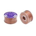 Nylon waxed cord size 15 in metallic bronze brown color for jewelry making - Blue Truck / Brown