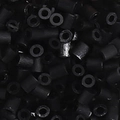 Bulk 5g pack of black cylindrical fuse beads for creative DIY handmade craft projects - 5g/Pack (Approx. 500 Pcs) / Black (H07)