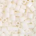 Bulk pack of white cylindrical fuse beads for DIY crafts and handmade accessories - 5g/Pack (Approx. 500 Pcs) / White (H12)