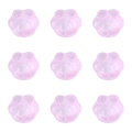 Pink translucent gradient bear paw beads for DIY handmade jewelry bracelets - 15×14mm Aperture Approx 1mm (20 Pieces/Pack) / Purple