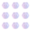 Cute purple and pink gradient bear paw beads for DIY jewelry making and crafts - 15×14mm Aperture Approx 1mm (20 Pieces/Pack) / Dreamy Blue Purple
