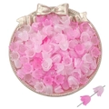 Pink and white gradient lily of the valley acrylic flower beads for DIY jewelry - Lily Valley Light Pink Gradient