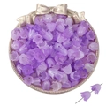 DIY purple lily of the valley gradient acrylic flower beads for handmade jewelry making - Lily Valley Lilac Purple Gradient