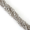 Perles en verre gris foncé en forme de goutte pour la création de bijoux faits main - 5x7mm 1 Brin/Pack (Environ 65-68 Pcs) / Gris