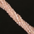 Perles en verre cristal facetté goutte rose AB pour la fabrication de bijoux DIY - 5x7mm 1 Brin/Pack (Environ 65-68 Pcs) / Rose d'eau AB