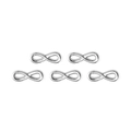 Polished 304 stainless steel infinity symbol charms for DIY jewelry making - Silver Infinity Symbol Style (TZ-TP0774-01)