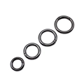 Gunmetal spring O-rings in four different sizes for DIY jewelry and keychain accessories - Gunmetal / 20mm