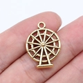 Antikgoldener Riesenrad-Anhänger aus Zinklegierung für DIY-Schmuck und Bastelarbeiten - Antikgold