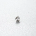 Rund geschliffener klarer Zirkon-Stein als DIY-Ohrring-Zubehör mit facettiertem Detail - 4mm / Weiß (1#)