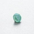 Facettierter smaragdgrüner Zirkonstein für DIY-Schmuck im lebendigen runden geometrischen Schliff - 6.2MM / Grün/Mocha (36#)