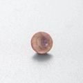 Runder Zirkonia-Schmuckstein in Champagner für individuellen DIY-Schmuckentwurf - 6.2MM / Rosa-Orange/Mocha (39#)