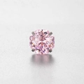 Orecchino a perno in zircone rosa ottagonale da 8 mm con montatura a quattro griffe - 8mm/Asta Sottile con Vite / Rosa (Pezzo singolo)