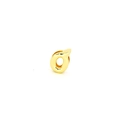 Polished gold lowercase letter a charm bead for DIY personalized jewelry bracelets - Letter Q Component