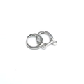 Silver earring findings lever back ear hooks for DIY handmade jewelry making crafts - Plain Silver