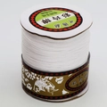 Bobine de fil de nylon blanc pour bijoux DIY et bracelets tressés artisanaux - Type A Blanc