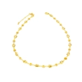 Goldenes Gänseblümchen und Schmetterling Halsketten Set mit Verlängerung und Karabiner - B2 Halskette (Gänseblümchen Schmetterling Stil)