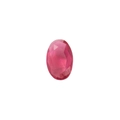 Pierre de rubis taille ovale rose vif avec facettes polies pour pendentif vintage - Pierre de Naissance Juillet