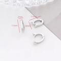 Chiusura in argento 925 finitura argento per creazione gioielli 11mm - 3#
