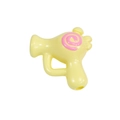 Perla mini pistola ad acqua gialla con spirale rosa per creazione gioielli fai da te - Giallo Pallido