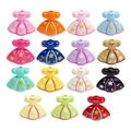Acrylic princess dress beads with star moon patterns in 15 vibrant colors for DIY crafts - Lacquered - Random Color