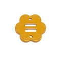 Perline a forma di fiore giallo zenzero per gioielli fai da te con finitura opaca - Fiore (Arancione)
