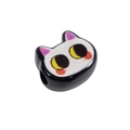 Cartoon black cat acrylic bead with yellow eyes for DIY phone chain and keychain accessories - Yellow & Black Eyes Cat Style
